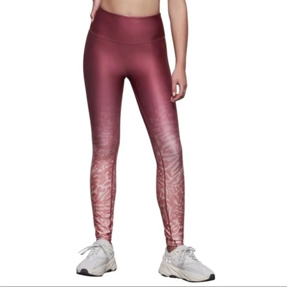 NWT- Good American Ombre Zebra Print High Waist Leggings- GA size 3 (10/12)